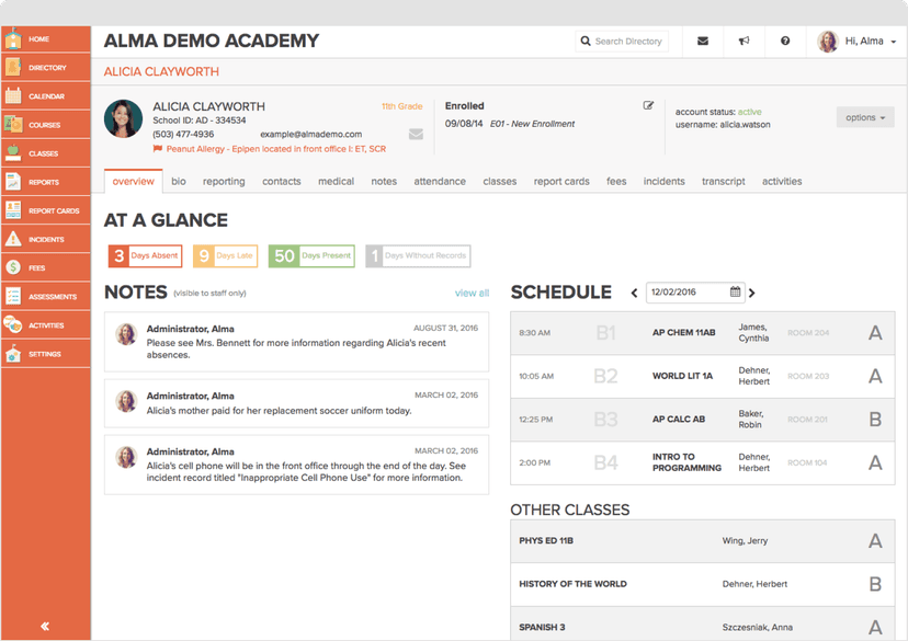 Almanack screenshot 1