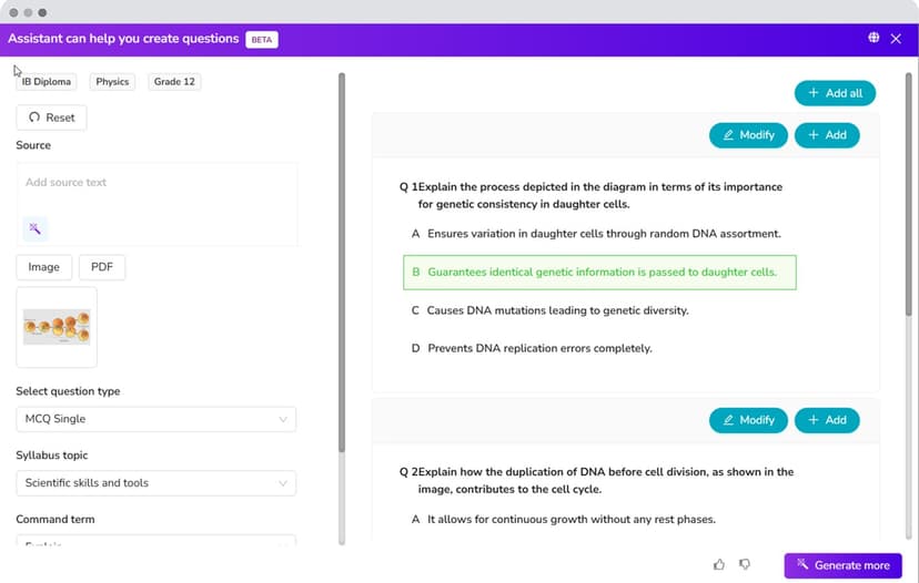 AssessCloud screenshot 2