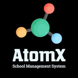 AtomX School Management System logo