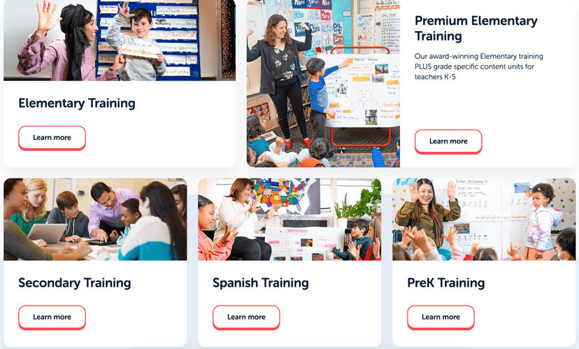 Blackbaud School Website System screenshot 1