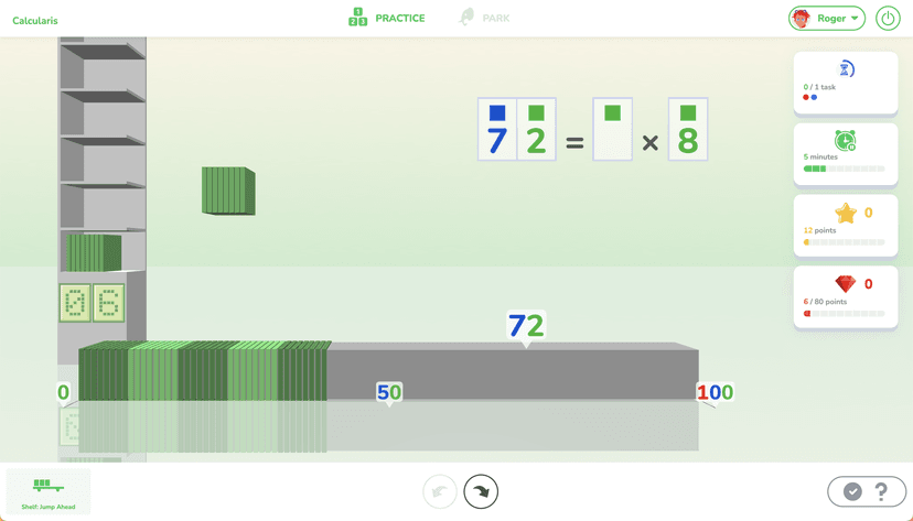 Calcularis screenshot 2
