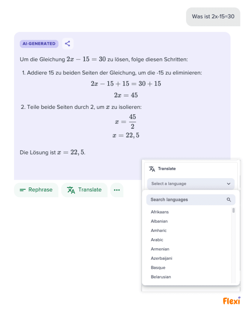 CK-12's AI Tutor, Flexi screenshot 3