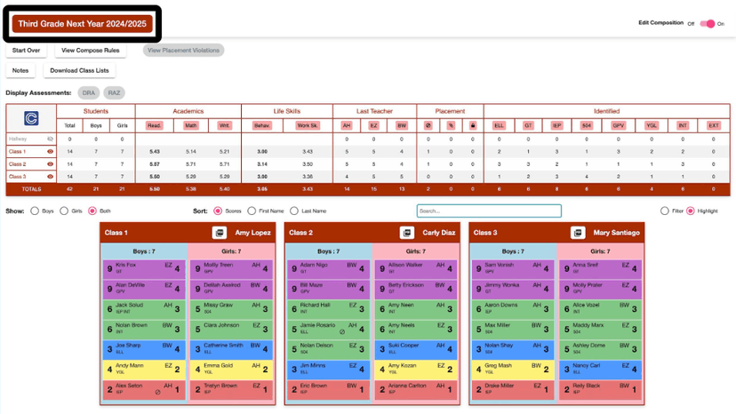 Class Wizard screenshot 1