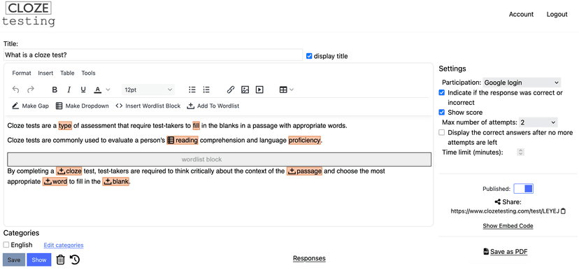 Clozetesting screenshot 4