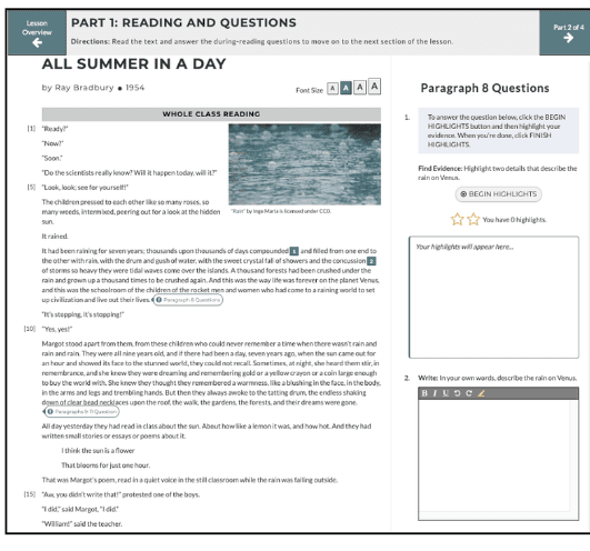 CommonLit 360 screenshot 1