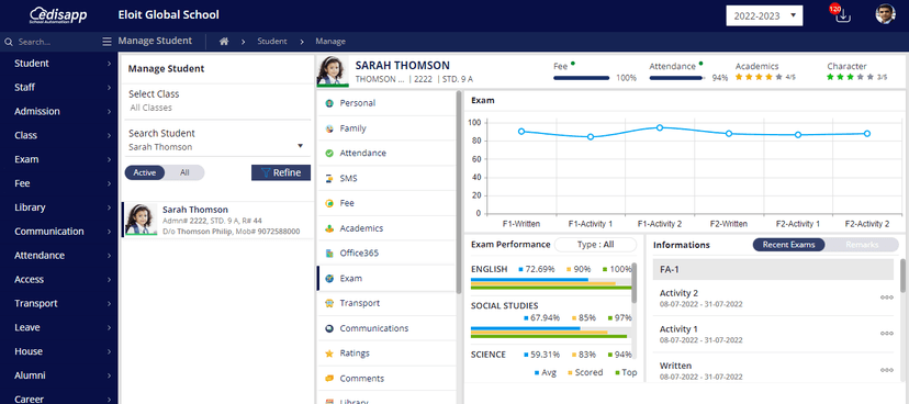 Edisapp School ERP screenshot 3