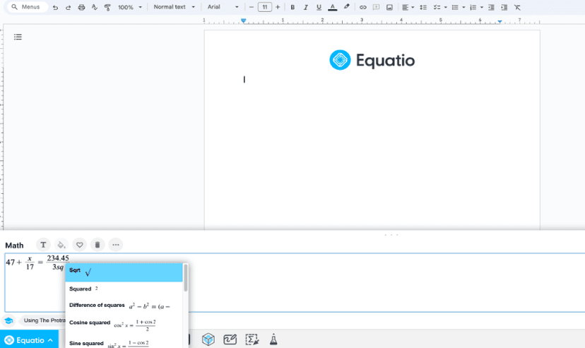 Equatio® screenshot 1