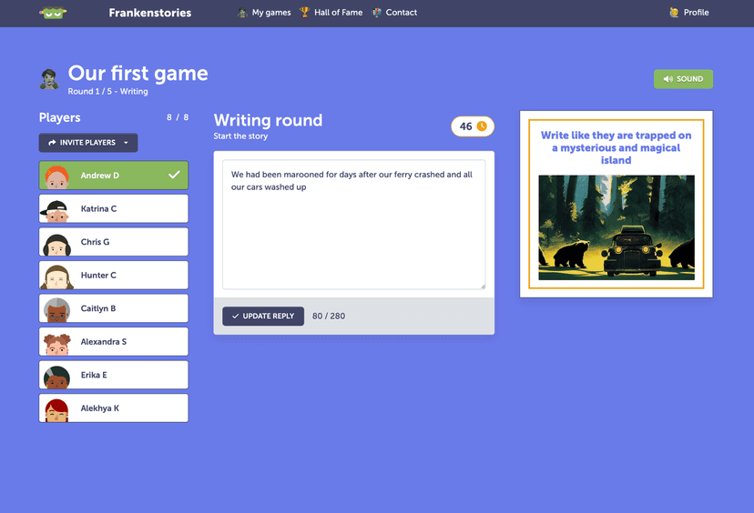 Frankenstories screenshot 3