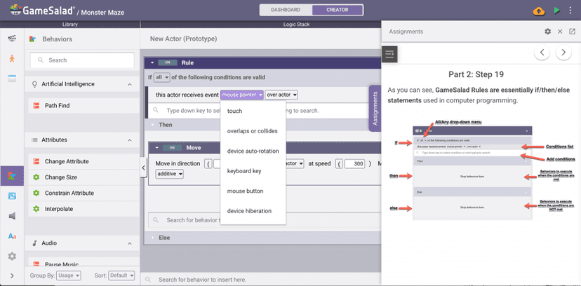 GameSalad for Education screenshot 2
