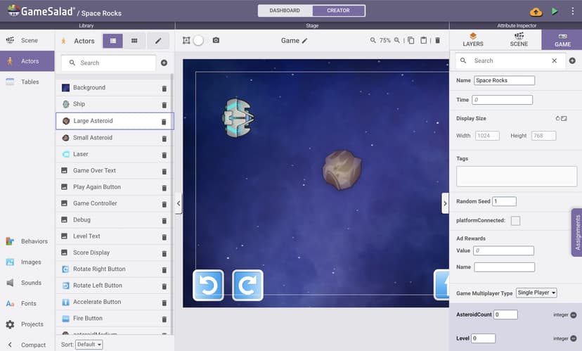 GameSalad for Education screenshot 1