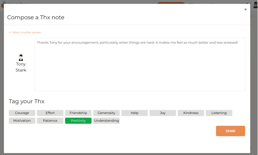 GiveThx Program screenshot 2
