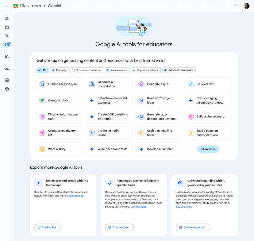 Google Classroom screenshot 2