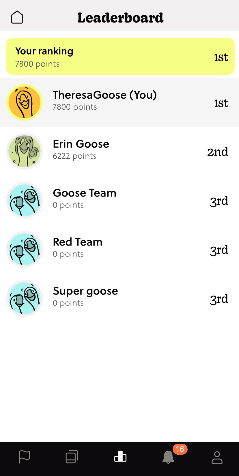 Goosechase screenshot 2