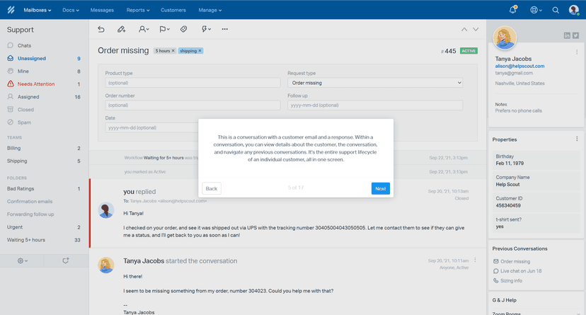 Help Scout screenshot 1