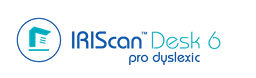 IRIScan Desk 6 pro dyslexic logo