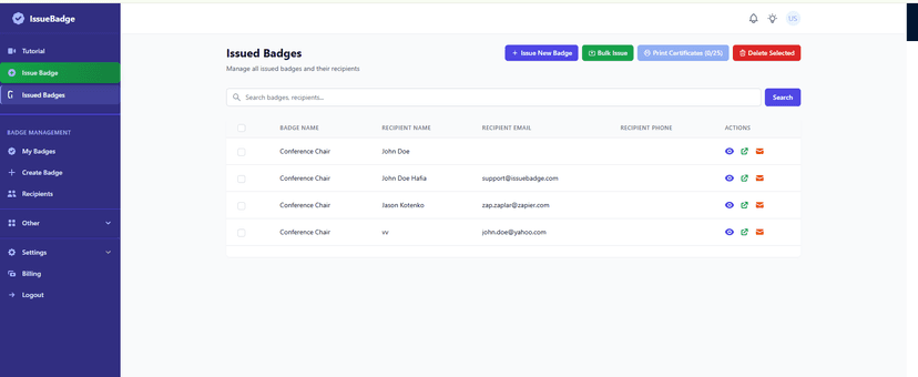 Issue Badge screenshot 1