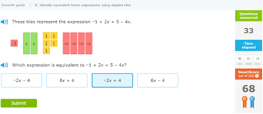 IXL screenshot 2