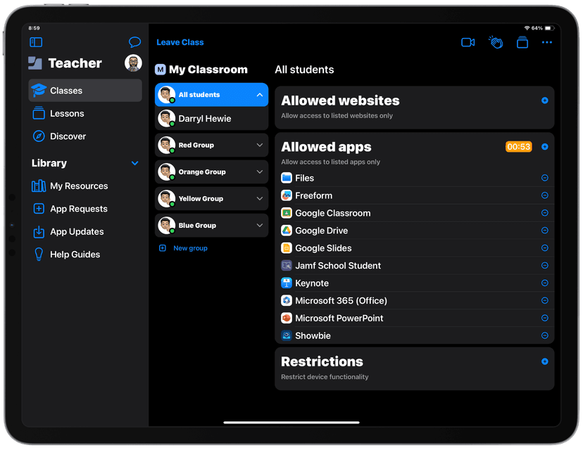 Jamf Teacher screenshot 2