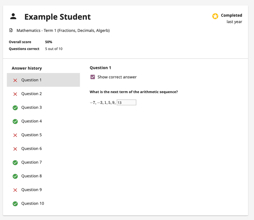 Kognity screenshot 4