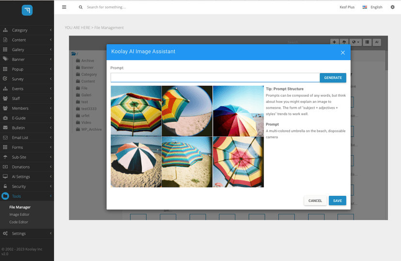 Koolay AI Powered All in One CMS screenshot 4