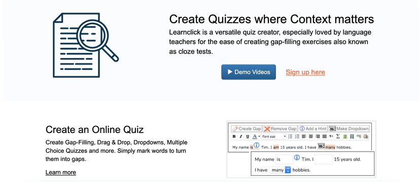 Learnclick screenshot 2