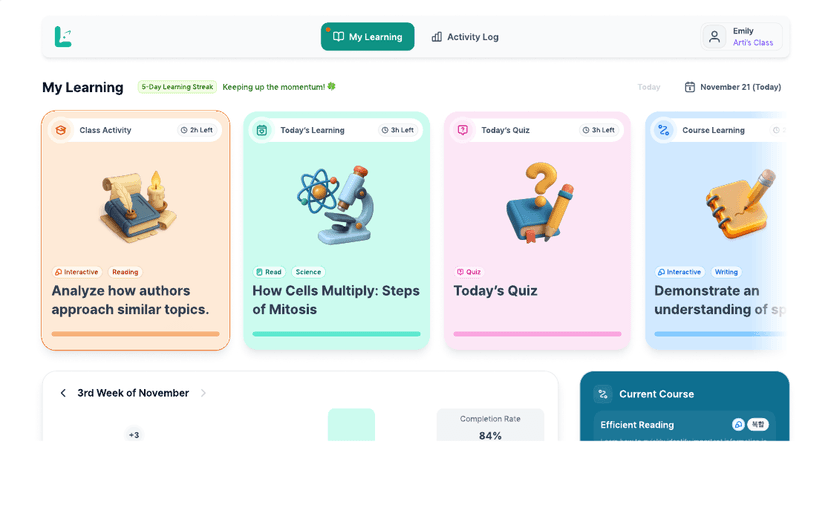 Learney screenshot 1