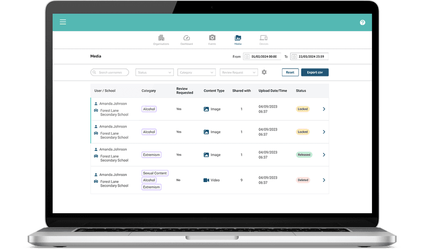 Linewize Monitor screenshot 3