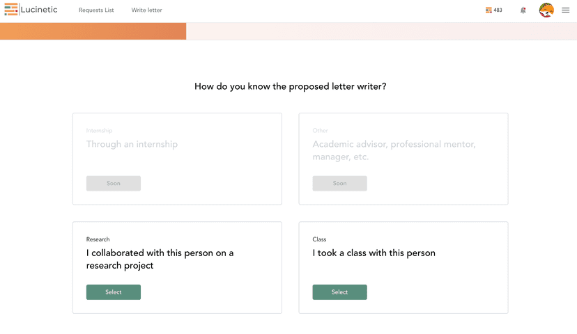 Lucinetic Letters screenshot 2