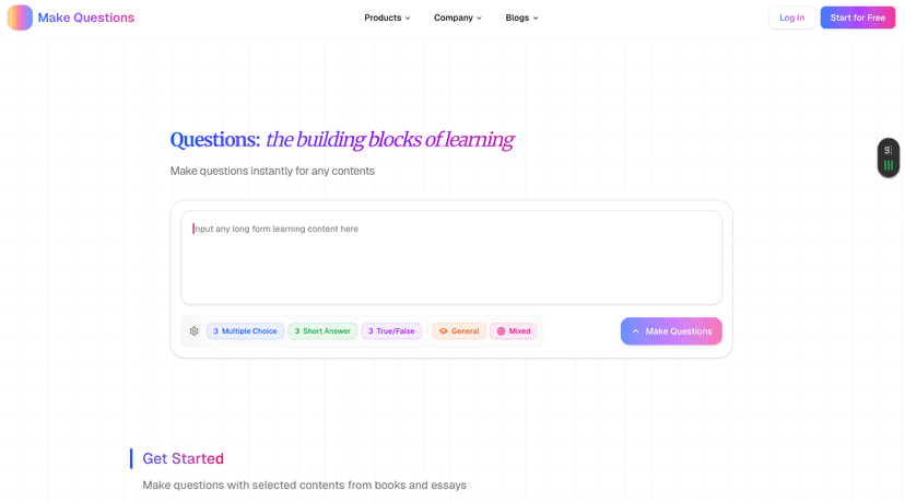 Make Questions screenshot 1