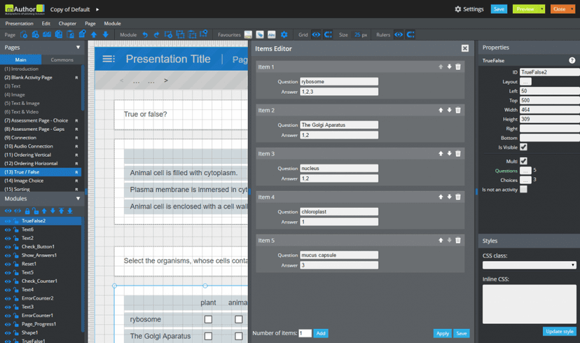 mAuthor screenshot 2
