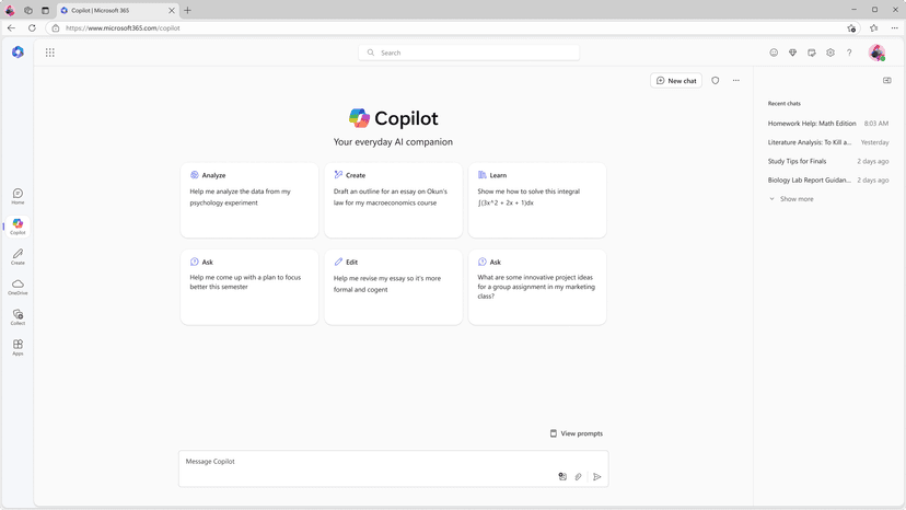 Microsoft 365 Copilot screenshot 2