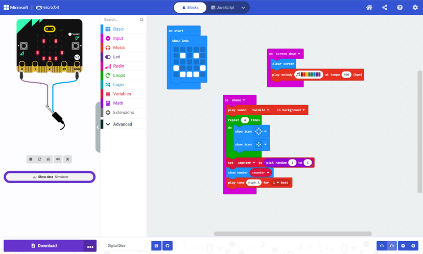 Microsoft MakeCode screenshot 4