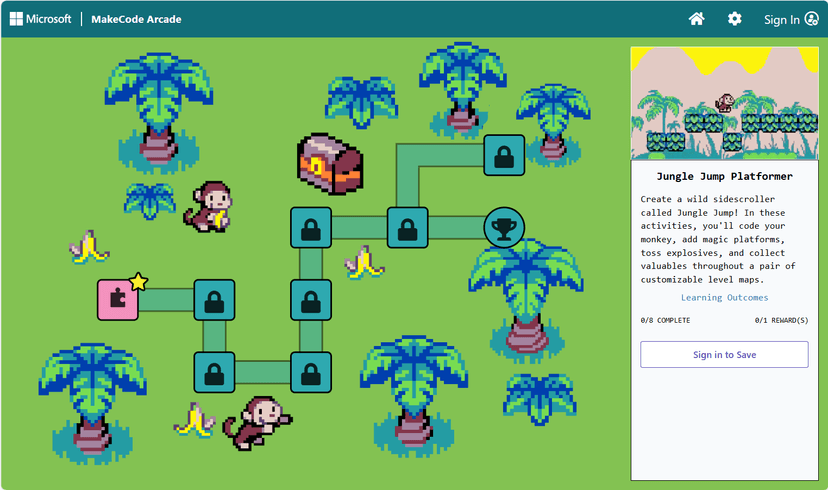 Microsoft MakeCode screenshot 1