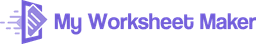 My Worksheet Maker logo
