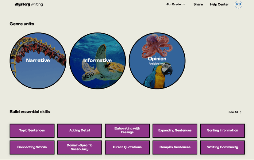 Mystery Writing screenshot 2