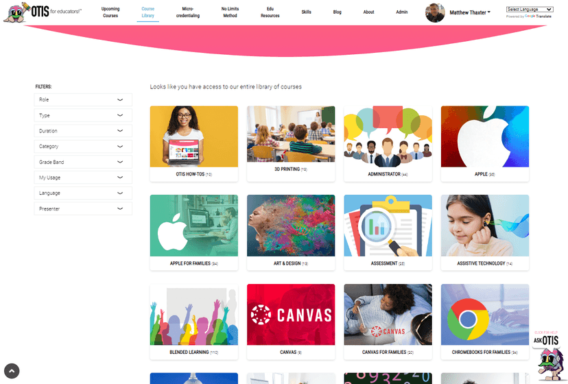 OTIS for Educators screenshot 4