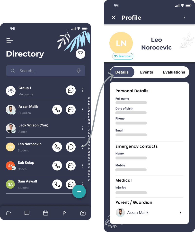 Outcoach screenshot 2