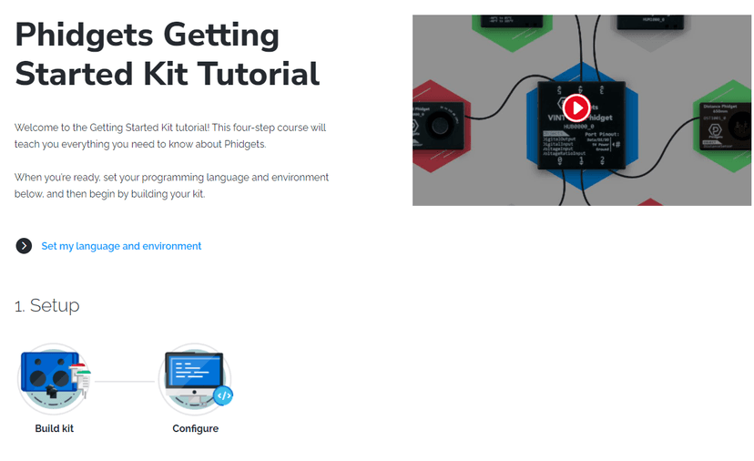 Phidgets Getting Started Kit screenshot 1