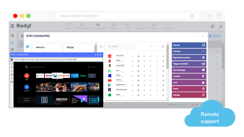 Radix VISO Device Management screenshot 3