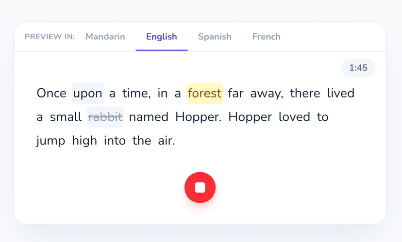 ReadingFluency.app screenshot 1