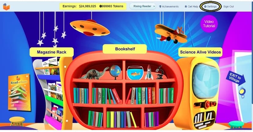 Readorium Rising Reader screenshot 1