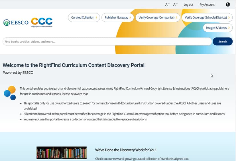 RightFind Curriculum screenshot 2