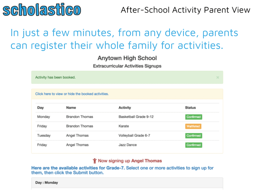 Scholastico ASA screenshot 2