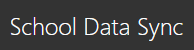 SDS (School Data Sync) logo