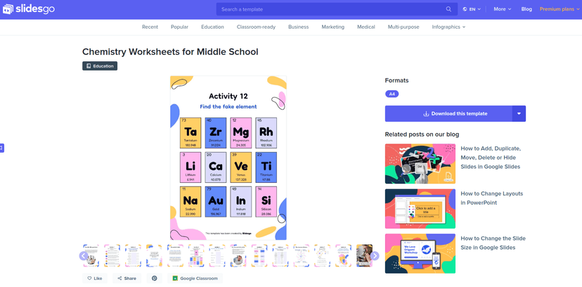 Slidesgo screenshot 2