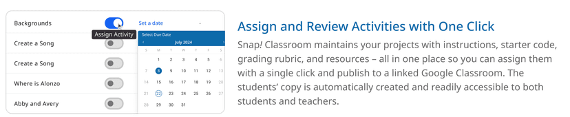 Snap! Classroom screenshot 3