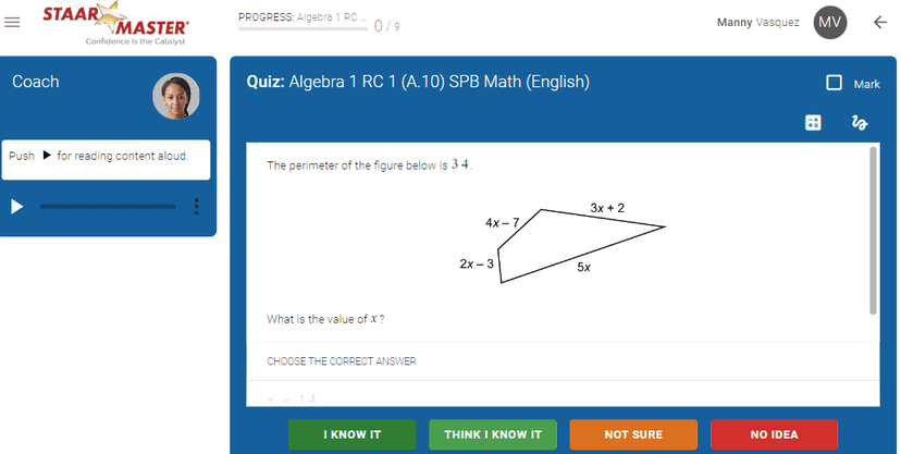 STAAR MASTER Interactive screenshot 3