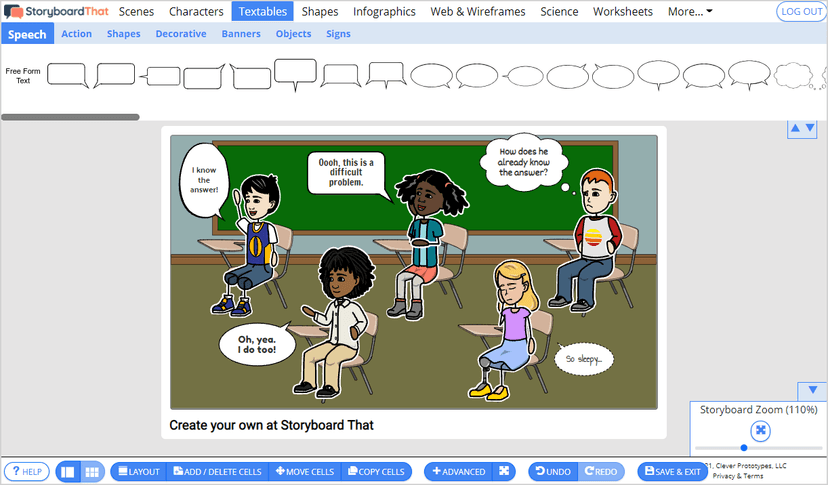 Storyboard That screenshot 1
