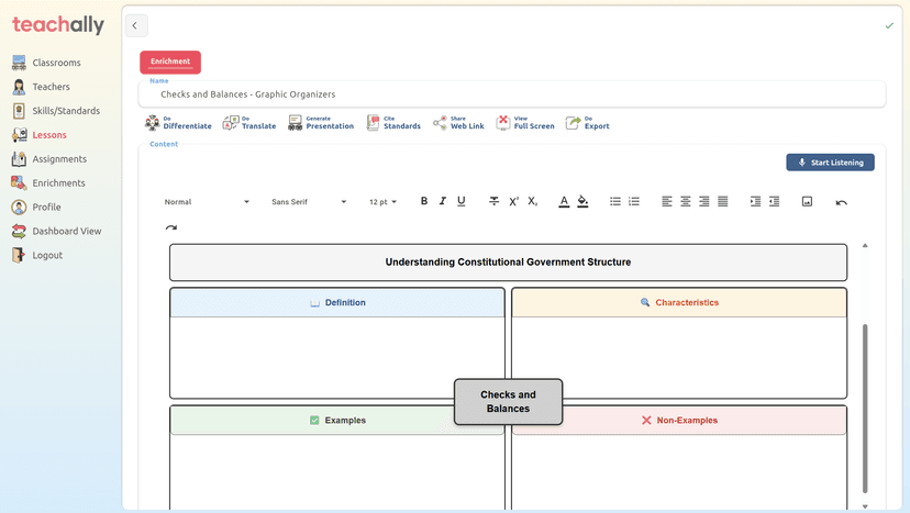 Teachally screenshot 3