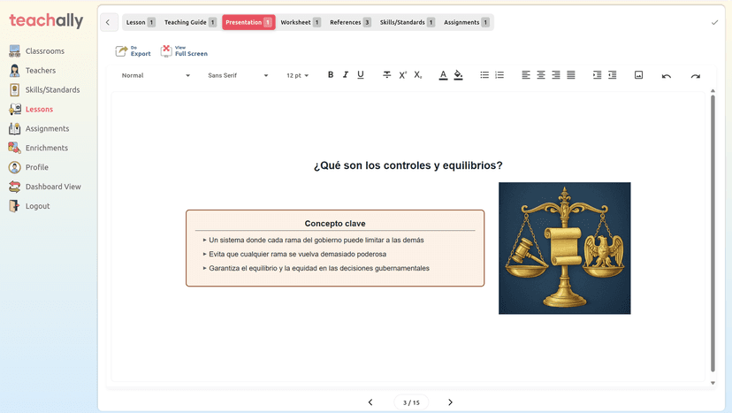Teacherstack screenshot 1